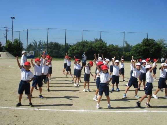 2024年10月1日　３年生・４年生　運動会練習　ダンス３