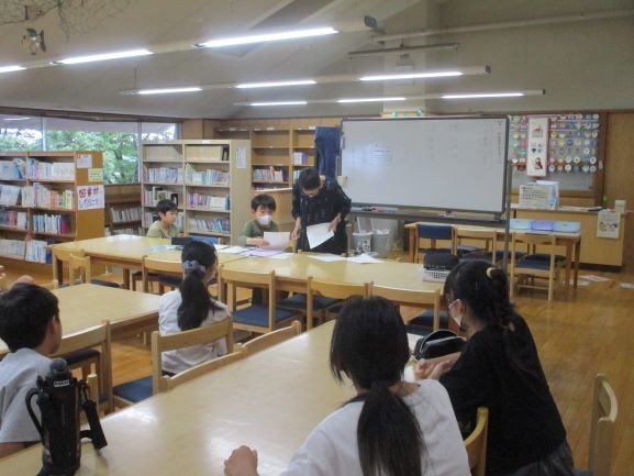 2024年10月7日　委員会　図書委員会　運動会の役割分担