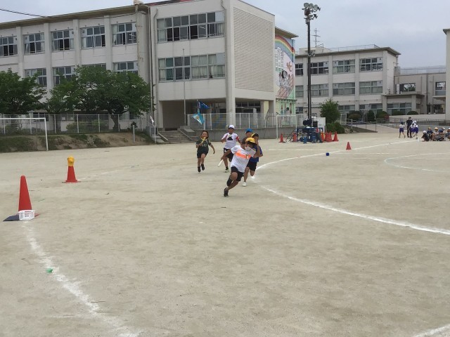 初めての台風の目