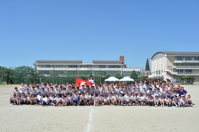 赤組集合写真